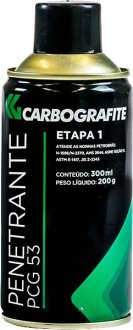 Liquido penetrante, 200 g, vermelho, CARBOGRAFITE
