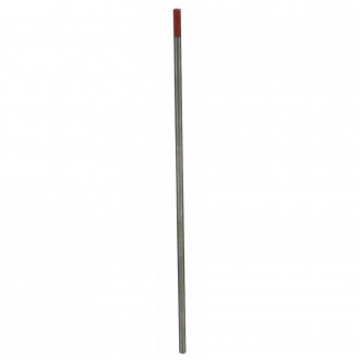 Eletrodo de tungst�nio, ponta vermelha, com 2% de t�rio, 2,4 mm ,AWS A5.12, 012018512 CARBOGRAFITE