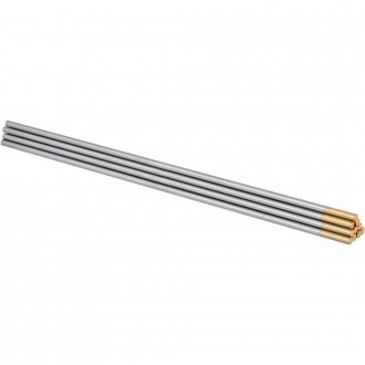 Eletrodo de tungst�nio, ponta dourada, com 1,5% de Lant�nio, 1,6 mm, AWS A5.12, VONDER