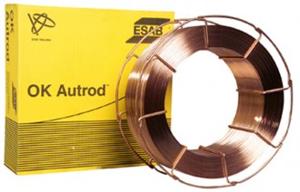 Arame MIG/MAG 1 mm, carretel met�lico com 18 kg, 12.51 Autrod ESAB