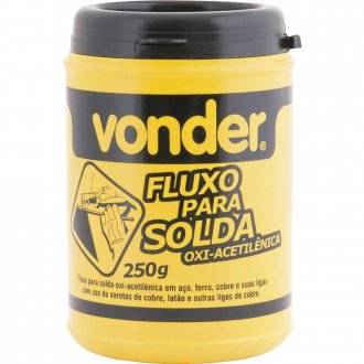 Fluxo para solda lat�o e bronze, com 250 g, VONDER