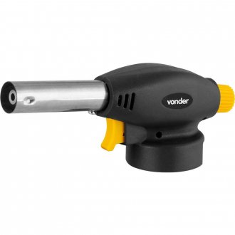 Ma�arico manual port�til, com ignitor, para g�s butano VONDER