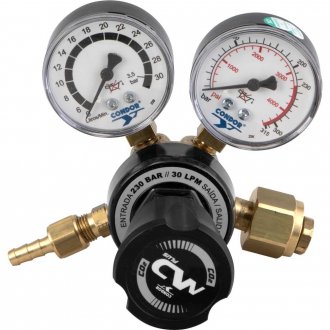 Regulador de press�o para di�xido de carbono, MD Plus G 30 CO2, 410131, CONDOR