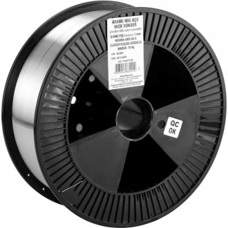 Arame MIG a�o inox ER308LSi, 1,0 mm, carretel com 15 kg, VONDER