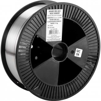 Arame MIG a�o inox ER308LSi, 1,2 mm, carretel com 15 kg, VONDER