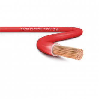 Cabo flex�vel 750 V, 1,5 mm� x 100 metros, vermelho, SIL