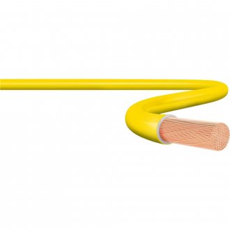 Cabo flex�vel 750 V, 2,5 mm� x 100 metros, amarelo, SIL