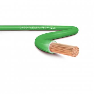 Cabo flex�vel 750 V, 6 mm� x 100 metros, verde, SIL