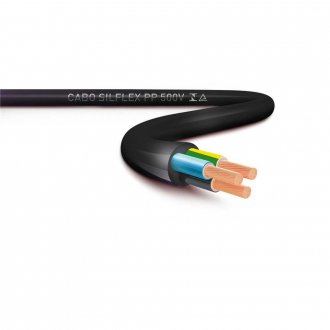 Cabo flex�vel, 3 x 2,5 mm�, PP 500 V, SIL