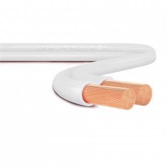 Cabo flex�vel paralelo 300 V, 2 x 1,5 mm�, com 100 metros, branco, SIL