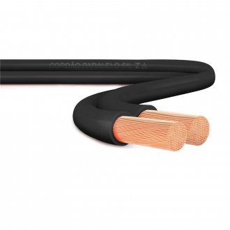 Cabo flex�vel paralelo 300 V, 2 x 1,5 mm�, com 100 metros, preto, SIL