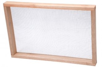 Peneira retangular, 40 cm x 60 cm, malha 08, MOMFORT