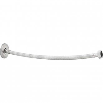 Engate flex�vel, 40 cm, com trama de alum�nio, 1/2