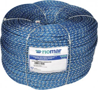 Corda monofilamento tran�ada, azul, 12 mm x 240 m, Pesca RIOMAR