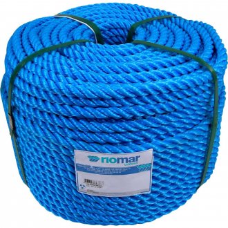 Corda torcida, azul, 8 mm x 220 m, Pesca RIOMAR