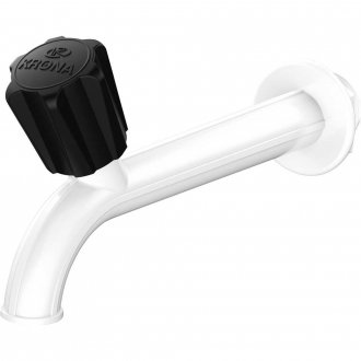 Torneira pl�stica slim para pia, branca, 787, KRONA