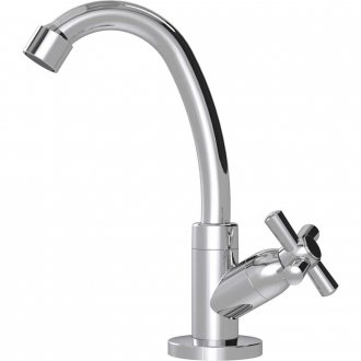 Torneira m�vel de bancada para banheiro, cromada, C31, 8298 DELTA