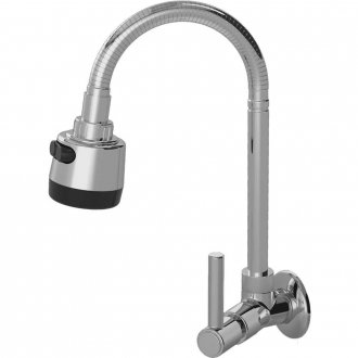 Torneira de parede para cozinha em abs, cromada, 28845 DELTA