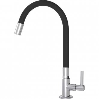 Torneira de bancada para cozinha em abs, preta, 33658 DELTA