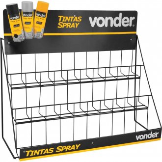 Expositor para tinta spray, VONDER