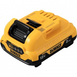 Bateria de �ons de l�tio, 2 Ah, 12 V MAX, DCB122 DEWALT