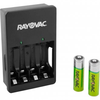 Carregador para pilhas, USB, AA e AAA, RCH-4PLA RAYOVAC
