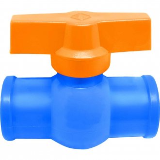 Registro de esfera em PVC sold�vel, 50 mm, RZ05, REBOU�AS