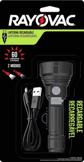 Mini lanterna recarreg�vel, 60 lm, ROVVPHCL4 RAYOVAC