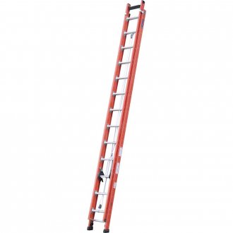 Escada extens�vel em fibra de vidro, 23 degraus de alum�nio, 4,25 m x 7,2 m, EF-23, COGUMELO