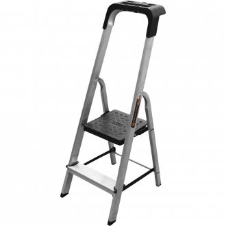 Escada em alum�nio 2 degraus, 150 kg, ESC0022 BOTAFOGO