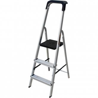 Escada em alum�nio 3 degraus, 150 kg, ESC0023 BOTAFOGO