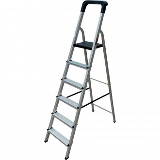 Escada em Alum�nio 6 degraus, 150 kg, ESC0026 BOTAFOGO
