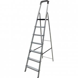 Escada em Alum�nio 7 degraus, 150 kg, ESC0027 BOTAFOGO