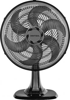 Ventilador de mesa turbo premium preto, com 6 p�s, 127 V~, 550, VENTISOL