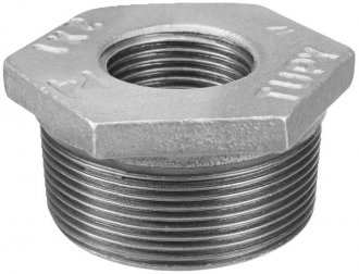 Bucha de redu��o ferro galvanizado, 1/2
