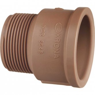 Adaptador sold�vel curto, 25 x 3/4