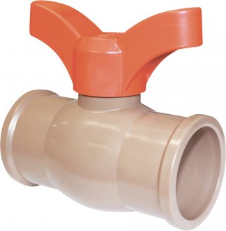 Registro de esfera em PVC sold�vel, 50 mm, 20105005 PLASTILIT
