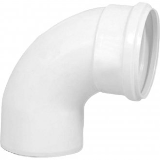 Curva de 90� para esgoto, curta DN 100, 602, KRONA