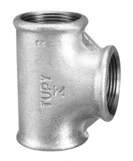 T� de ferro galvanizado, 1