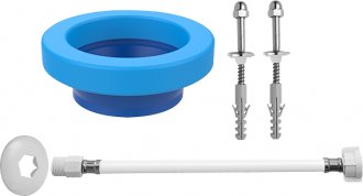 Conjunto de liga��o para vaso sanit�rio flex�vel, BLUKIT