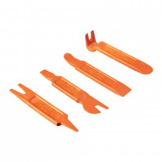 Conjunto com quatro esp�tulas pl�sticas para desmontagem de acabamentos internos, 107200, RAVEN