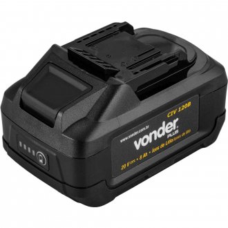 Bateria 20 V, �ons de l�tio, 8 Ah, para CIV 120B VONDER