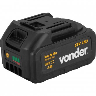 Bateria 18 V, �ons de l�tio, 4 Ah, para CIV 183, VONDER