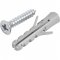 Parafuso autoatarraxante, 3,5 mm x 19,0 mm, cabe�a chata, phillips, com bucha 5 mm, VONDER