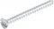 Parafuso madeira 2,5 mm x 25 mm, cabe�a chata, zincado, VONDER
