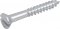 Parafuso madeira 3,8 mm x 30 mm, cabe�a chata, zincado, VONDER
