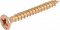 Parafuso madeira chipboard,  3,0 mm x 25,0 mm, cabe�a chata, fenda cruzada/phillips,  VONDER