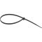 Abra�adeira de nylon, preta, 140 mm x 2,5 mm, com 100 pe�as, NOVE54