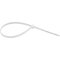 Abra�adeira de nylon, branca, 200 mm x 4,8 mm, com 100 pe�as, NOVE54