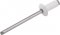 Rebite de repuxo 3,2 mm x 16,0 mm, branco, 316, caixa com 1.000 pe�as VONDER